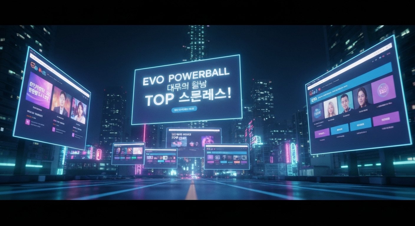 🚨 긴급! EVO 파워볼 TOP 순위 리스트! 코인파워볼 무기명 가입 가능한 사이트 순위 추천!